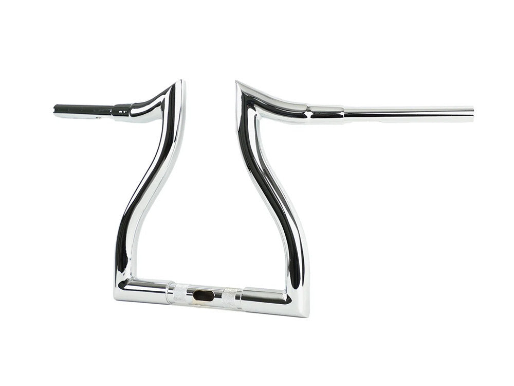 LA Choppers LA-7316-12 12" x 1 1/2" Hammerhead Handlebar Chrome for Road Glide 15-23/Road King Special 17-Up