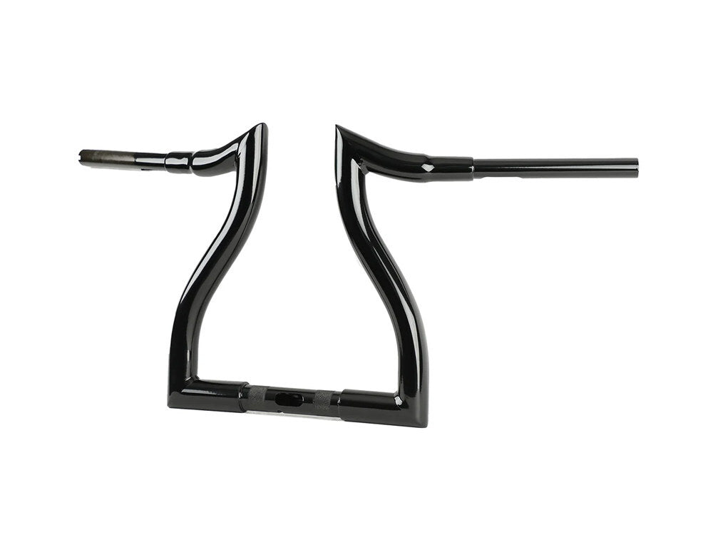 LA Choppers LA-7316-12B 12" x 1 1/2" Hammerhead Handlebar Gloss Black for Road Glide 15-23/Road King Special 17-Up