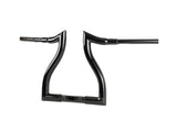 LA Choppers LA-7316-12BLK 12" x 1-1/2" Hammerhead Handlebar Gloss Black for Harley-Davidson Road Glide 15-23/Road King Special 17-Up
