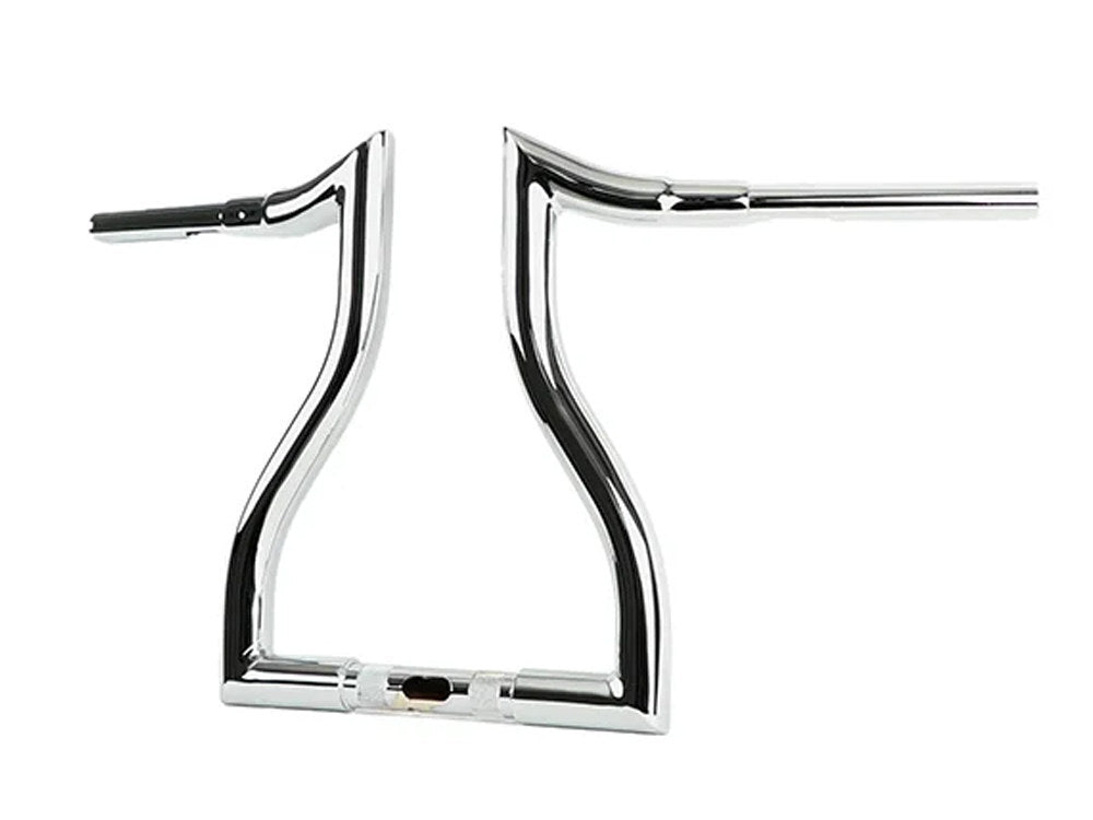 LA Choppers LA-7316-14 14" x 1 1/2" Hammerhead Handlebar Chrome for Road Glide 15-23/Road King Special 17-Up