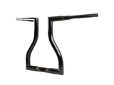 LA Choppers LA-7317-16BLK 16" x 1-1/2" Thresher Handlebar Gloss Black for Harley-Davidson Road Glide 15-23/Road King Special 17-Up