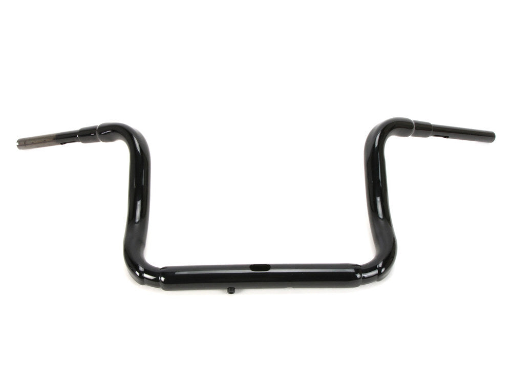 LA Choppers LA-7322-12B 12" x 1 1/2" Grande Traditional Ape Handlebar Gloss Black for Electra Glide/Street Glide/Ultra Glide 14-Up Models