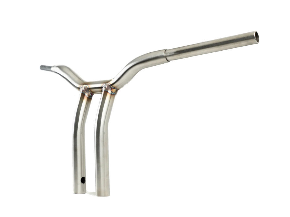 LA Choppers LA-7338-10SS 10" x 1 1/4" Pullback One Piece Kage Fighter Handlebar Stainless