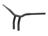 LA Choppers LA-7338-12BLK 12" x 1-1/4" Pullback One Piece Kage Fighter Handlebar Gloss Black