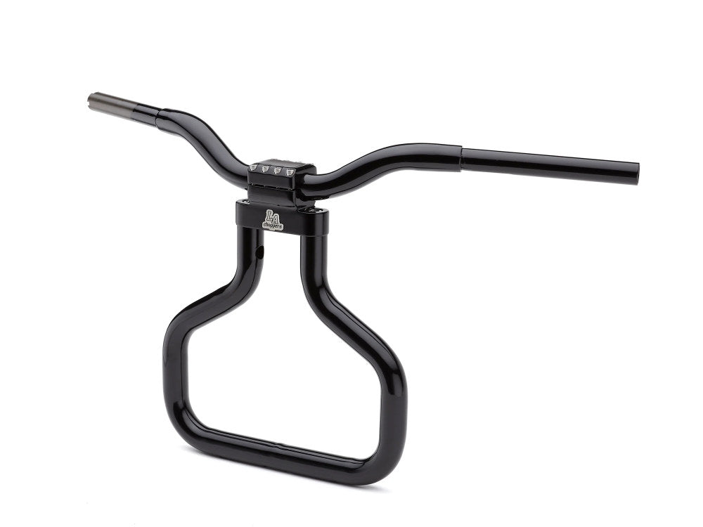 LA Choppers LA-7339-14BLK 14" x 1-1/4" Straight Kage Fighter Handlebar Gloss Black for Harley-Davidson Road Glide 15-23