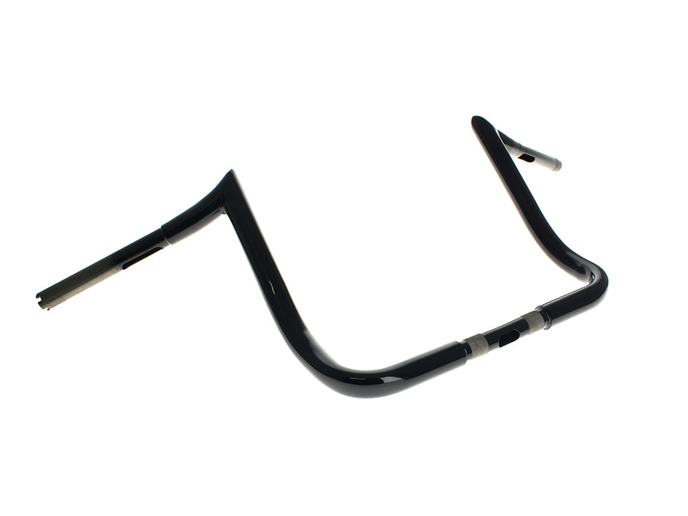 LA Choppers LA-7352-13BLK 13" x 1-1/4" Prime Ape Hooked Handlebar Gloss Black for Harley-Davidson Ultra 96-24 Models/Street Glide 96-23
