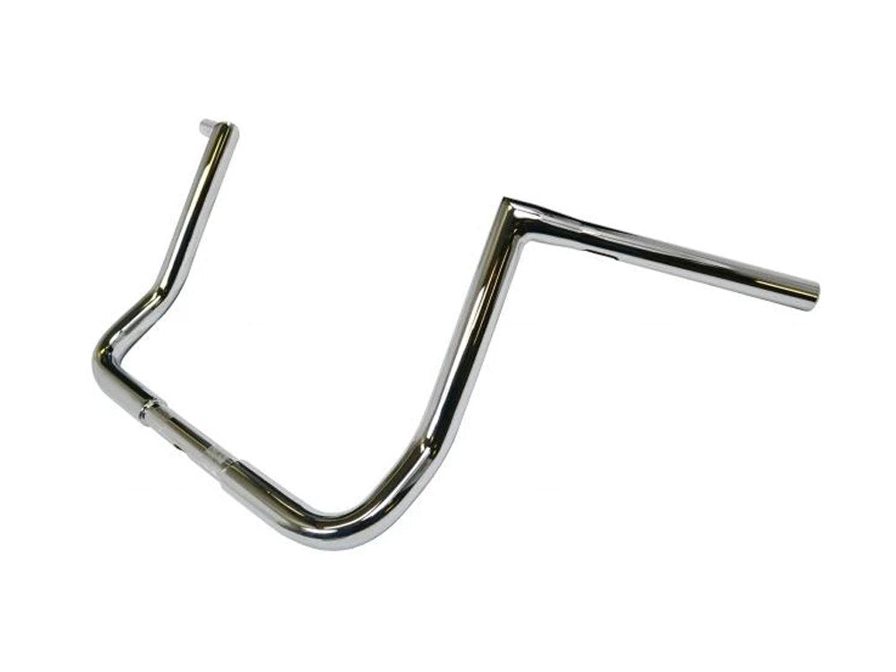 LA Choppers LA-7361-12 12" x 1 1/4" Twin Peaks Handlebar Chrome for Electra Glide/Street Glide/Ultra Glide 96-Up Models