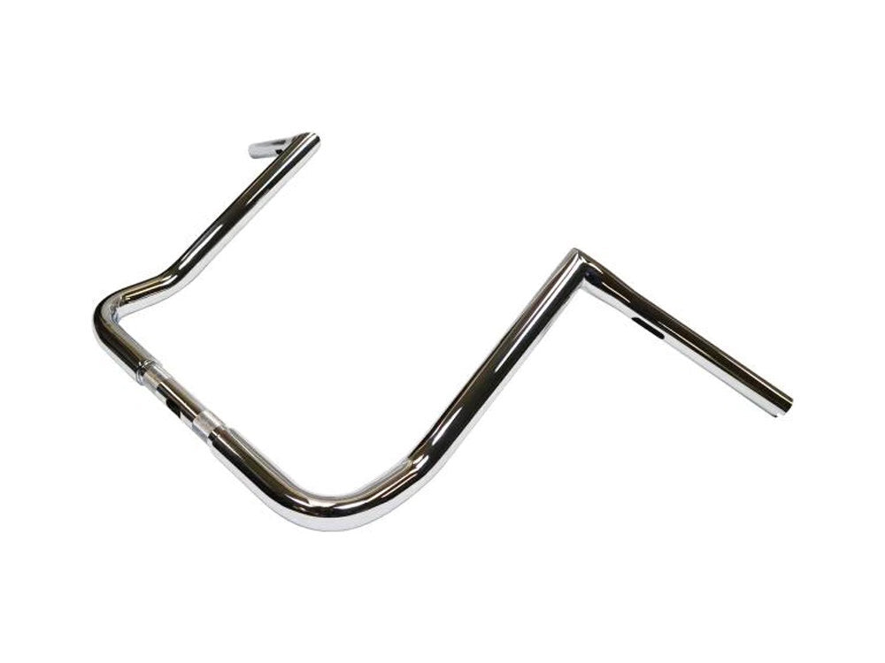 LA Choppers LA-7361-14 14" x 1 1/4" Twin Peaks Handlebar Chrome for Electra Glide/Street Glide/Ultra Glide 96-Up Models