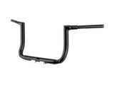 LA Choppers LA-7365-14BLK 14" x 1-1/2" Grande Twin Peaks Handlebar Gloss Black for Harley-Davidson Ultra 14-Up Models/Street Glide 14-23