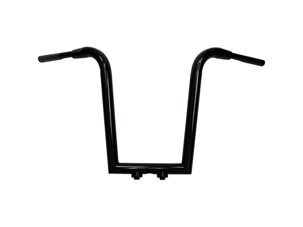 LA Choppers LA-7370-16B 16" x 1 1/2" Miter Cut Tree Hugger Handlebar Gloss Black