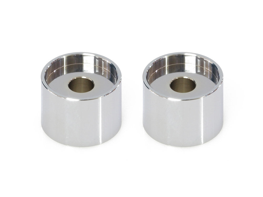 LA Choppers LA-7413-51 1" Tall x 1.5" Thick Riser Spacers Chrome