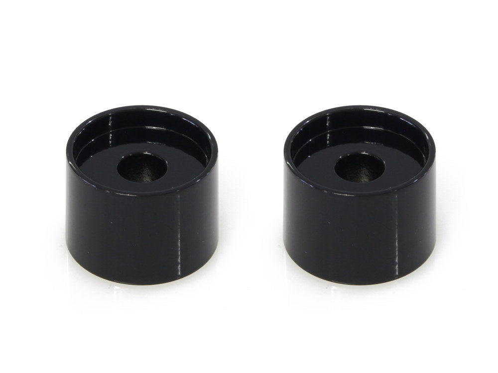 LA Choppers LA-7413-51BLK 1" Tall x 1.5" Thick Riser Spacers Gloss Black