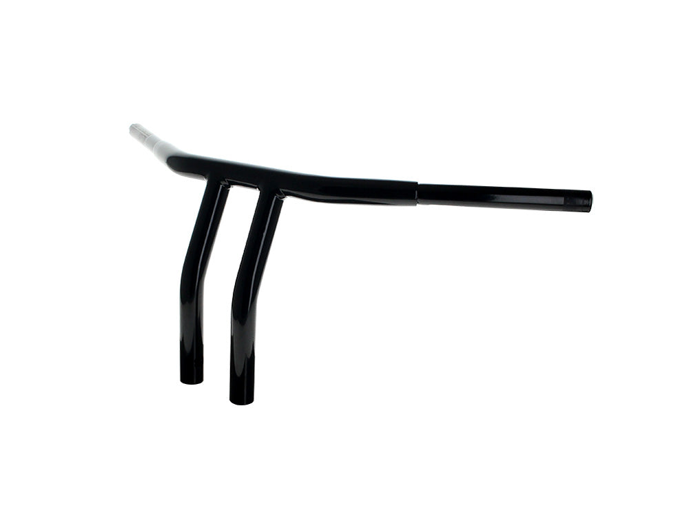LA Choppers LA-W1004-10BLK 10" x 1-1/4" Drag T-Bar Handlebar Gloss Black