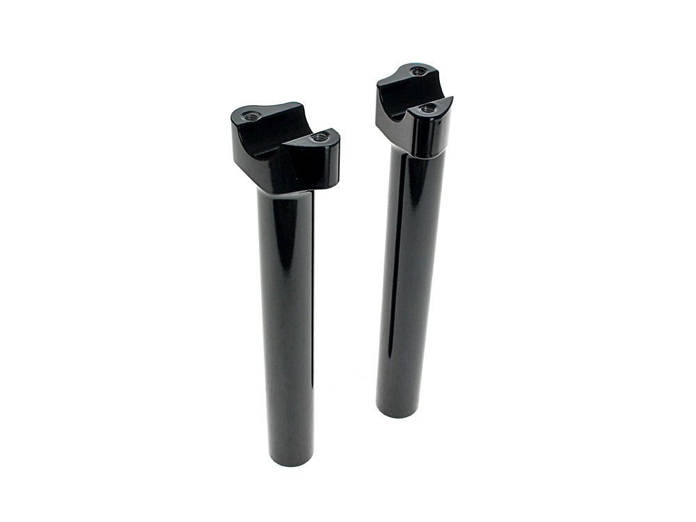 LA Choppers LA-W2003-95BLK 9-1/2" Tall Risers Gloss Black for 1" Handlebar