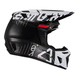 Leatt 9.5 Carbon/White Helmet Kit