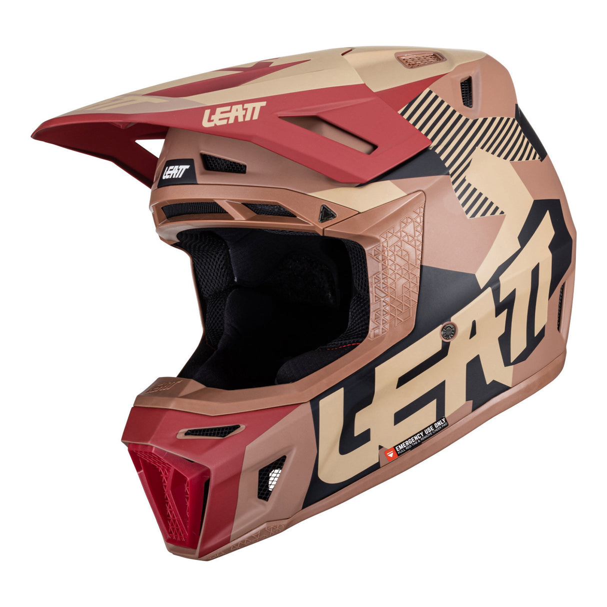 Leatt Moto 8.5 V24 Rubystone Helmet Kit