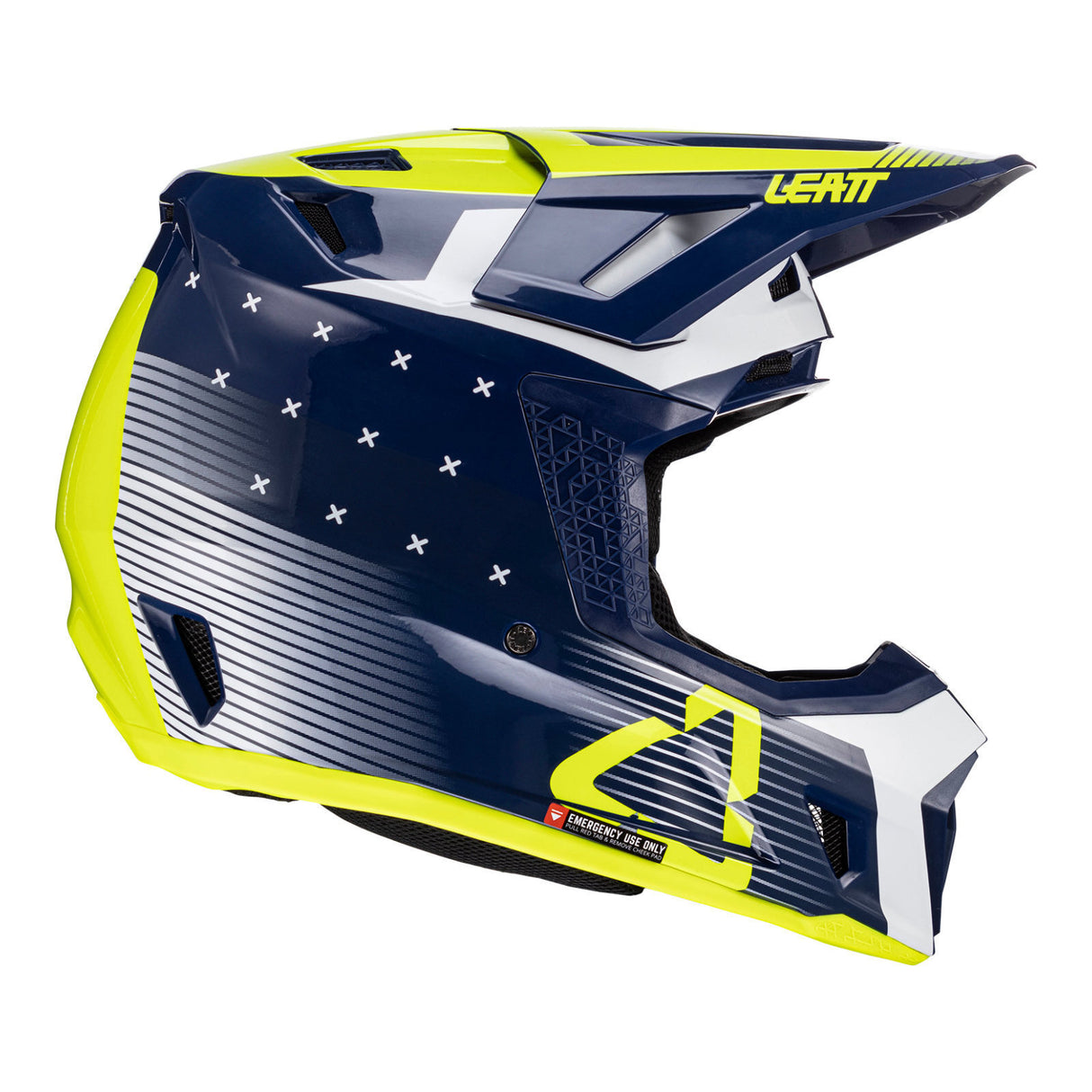 Leatt Moto 7.5 V24 Blue Helmet Kit