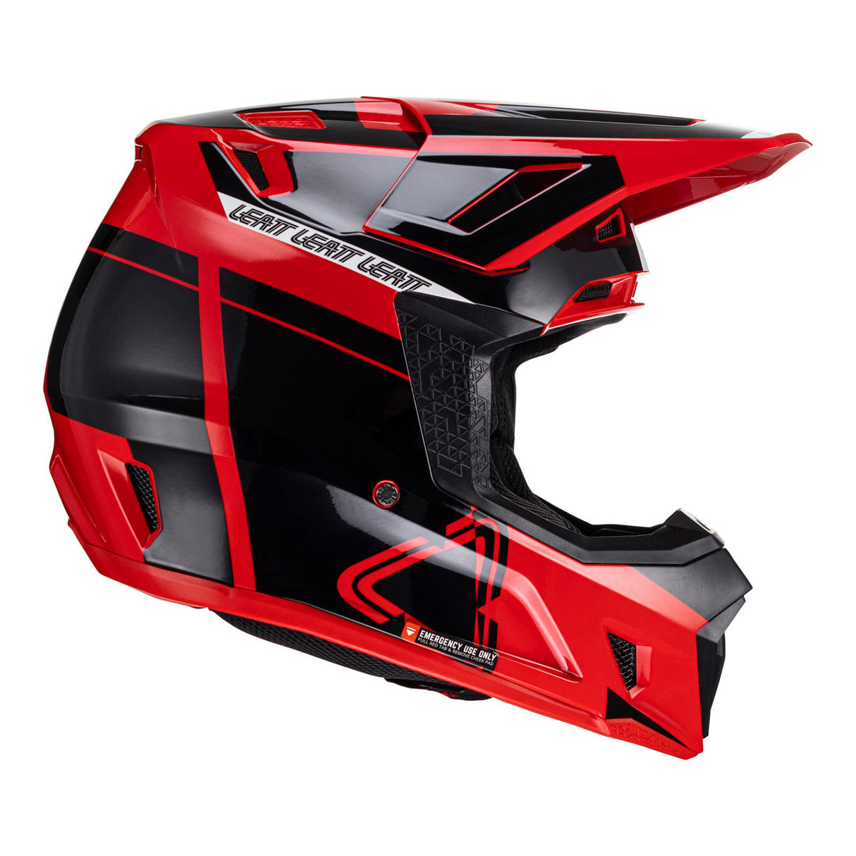 Leatt Moto 7.5 V24 Red Helmet Kit