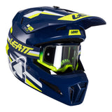 Leatt Moto 3.5 V24 Blue Helmet Kit