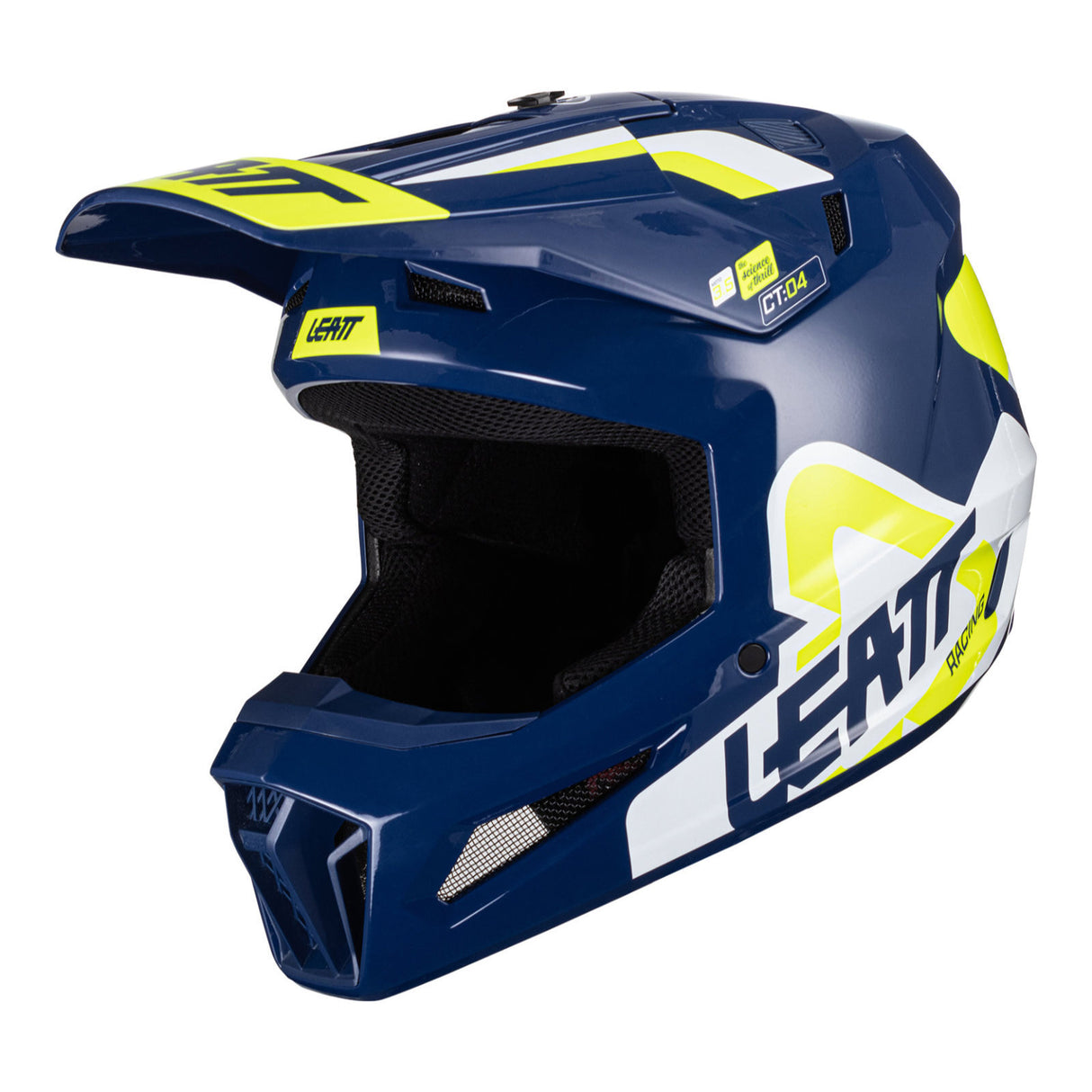 Leatt Moto 3.5 V24 Blue Helmet Kit