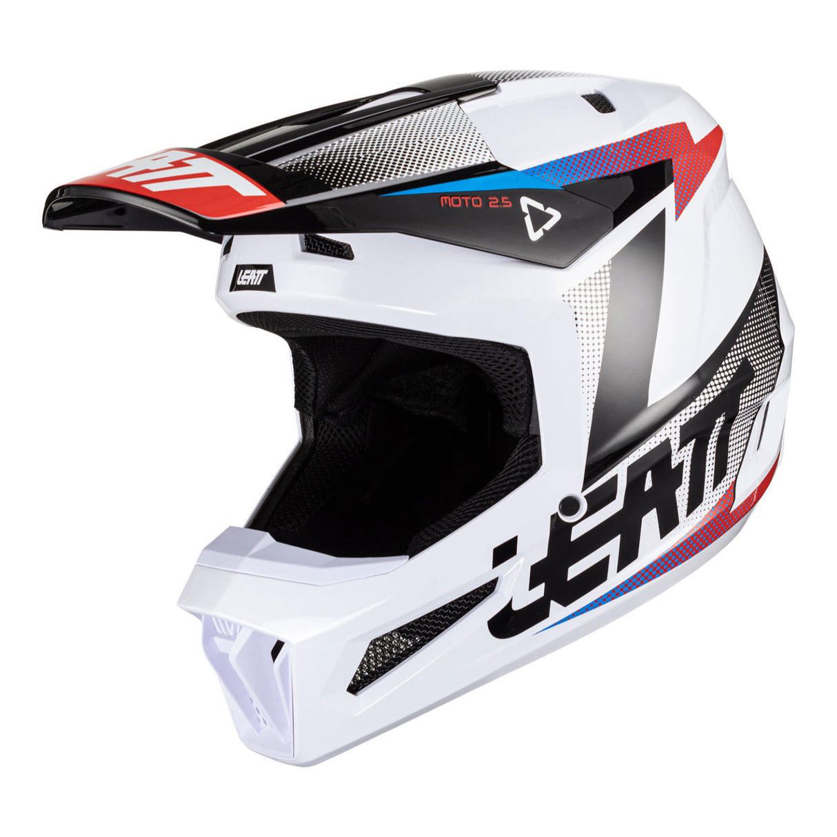 Leatt Moto 2.5 V24 Black/White Helmet Kit