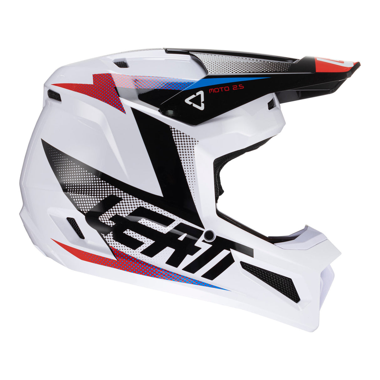 Leatt Moto 2.5 V24 Black/White Helmet Kit