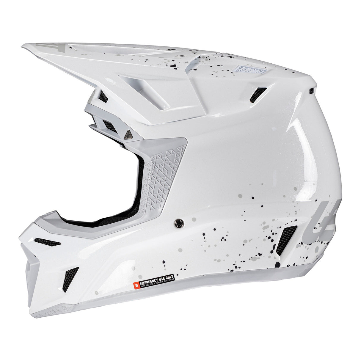 Leatt 2025 8.5 White Helmet Kit