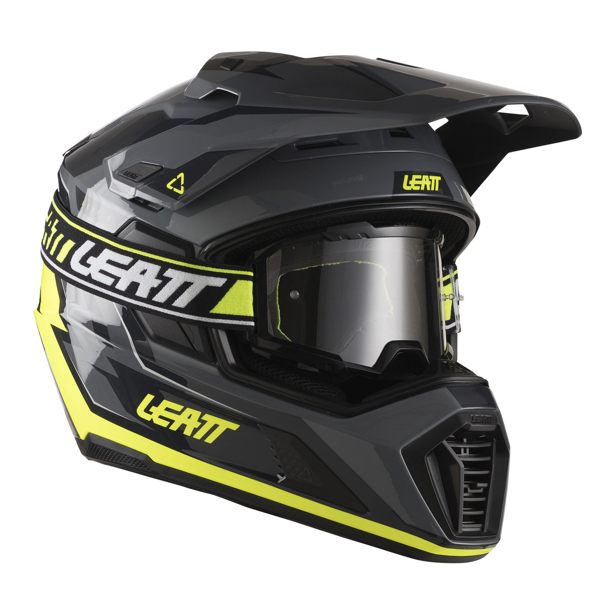 Leatt 7.5 ADV Hi-Viz Yellow Helmet Kit