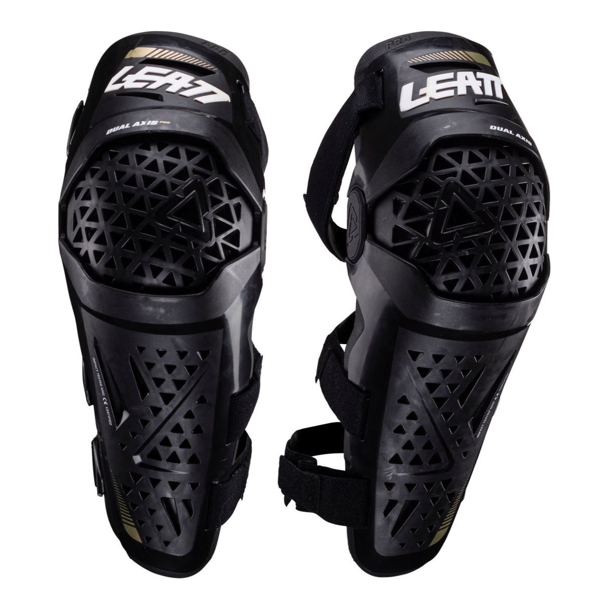 Leatt Dual Axis Pro Black Knee & Shin Guard