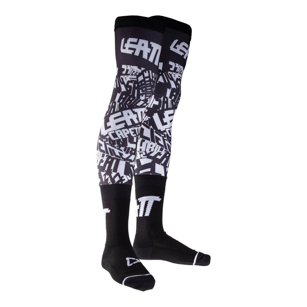 Leatt 2025 Black/White Knee Brace Socks