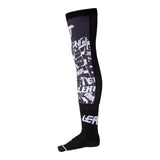 Leatt 2025 Black/White Knee Brace Socks