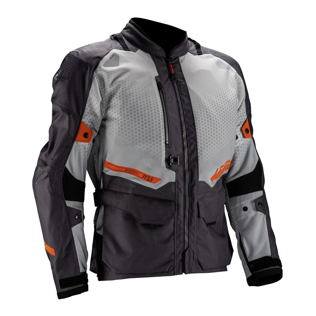 Leatt 5.5 ADV FlowTour Iron Textile Jacket
