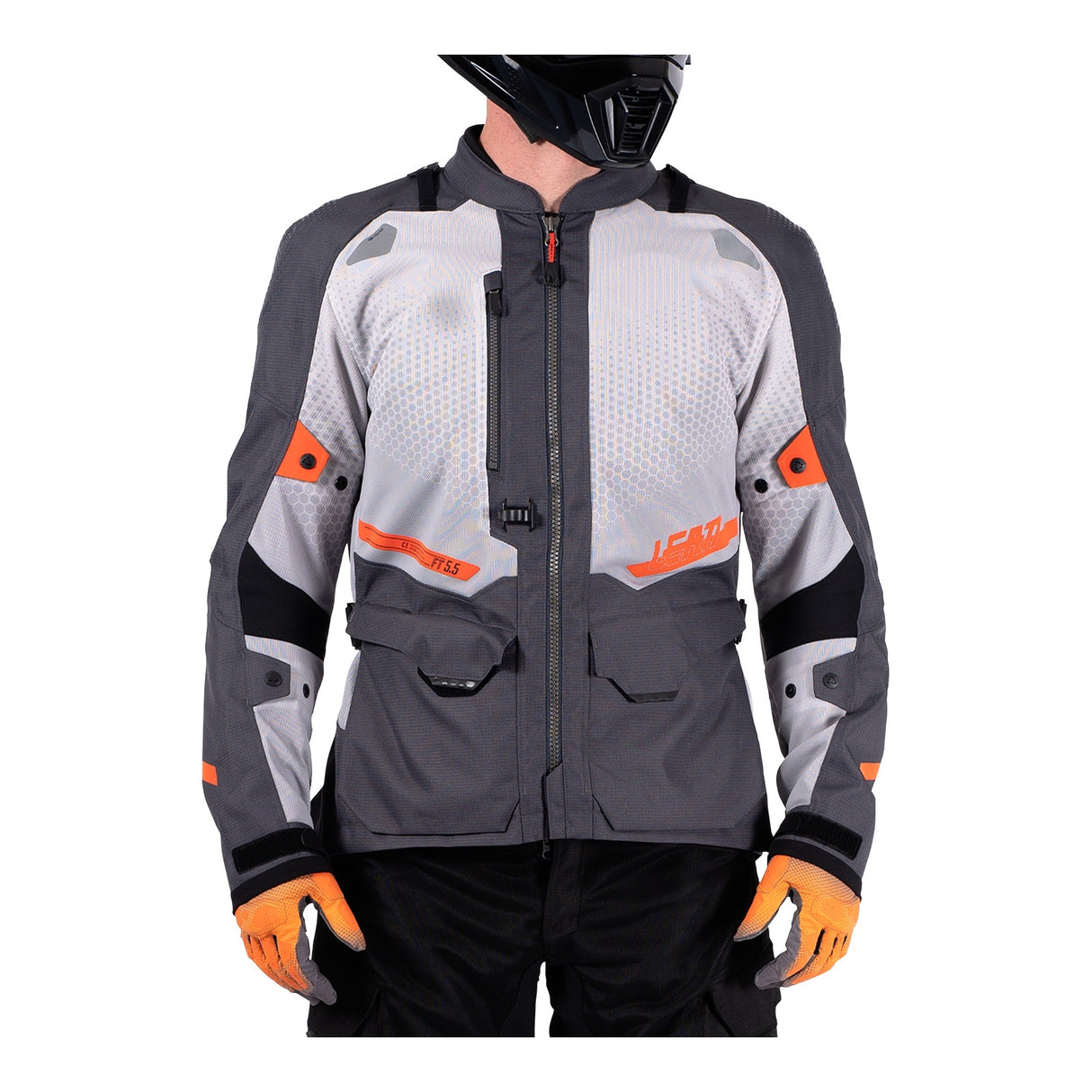 Leatt 5.5 ADV FlowTour Iron Textile Jacket