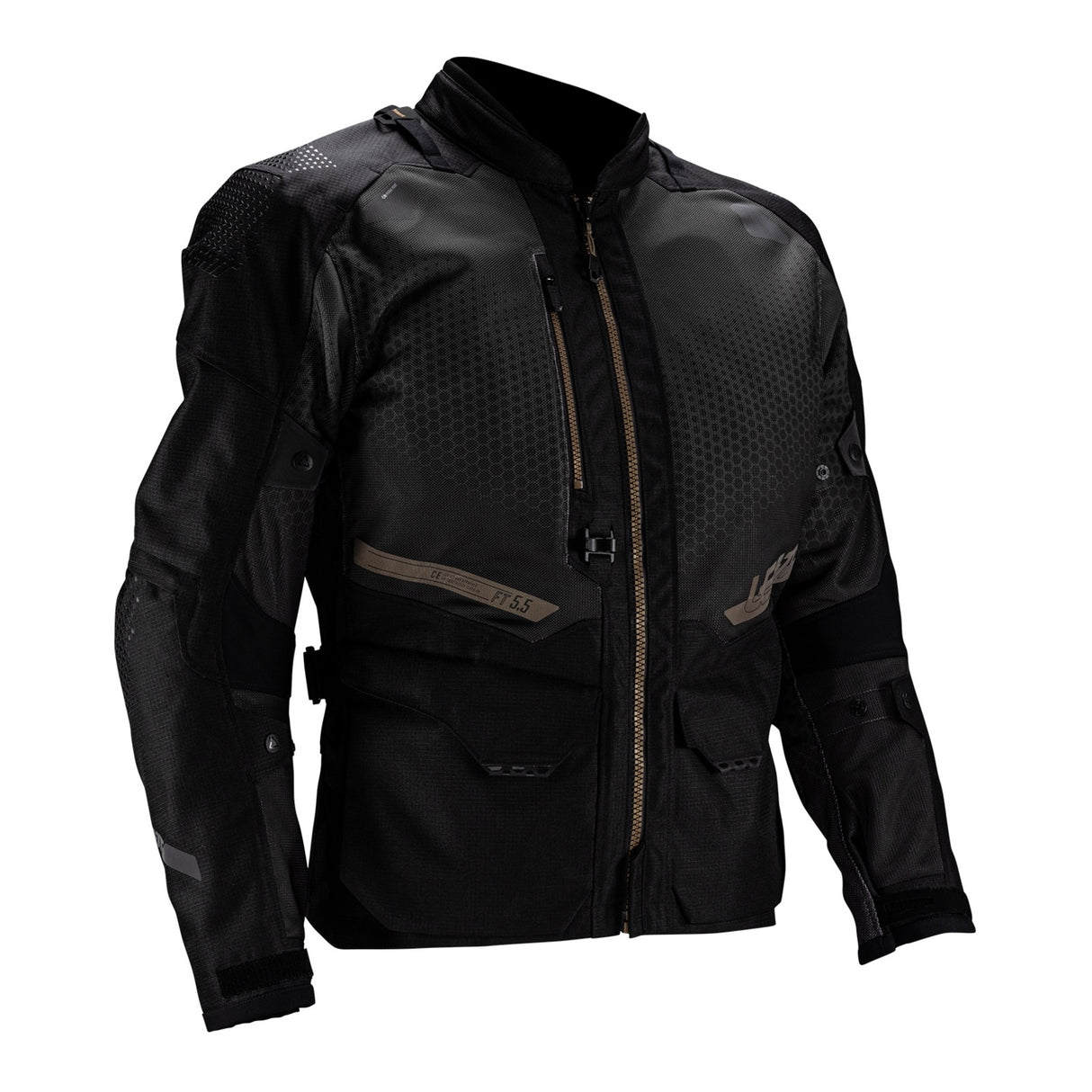 Leatt 5.5 ADV FlowTour Stealth Textile Jacket