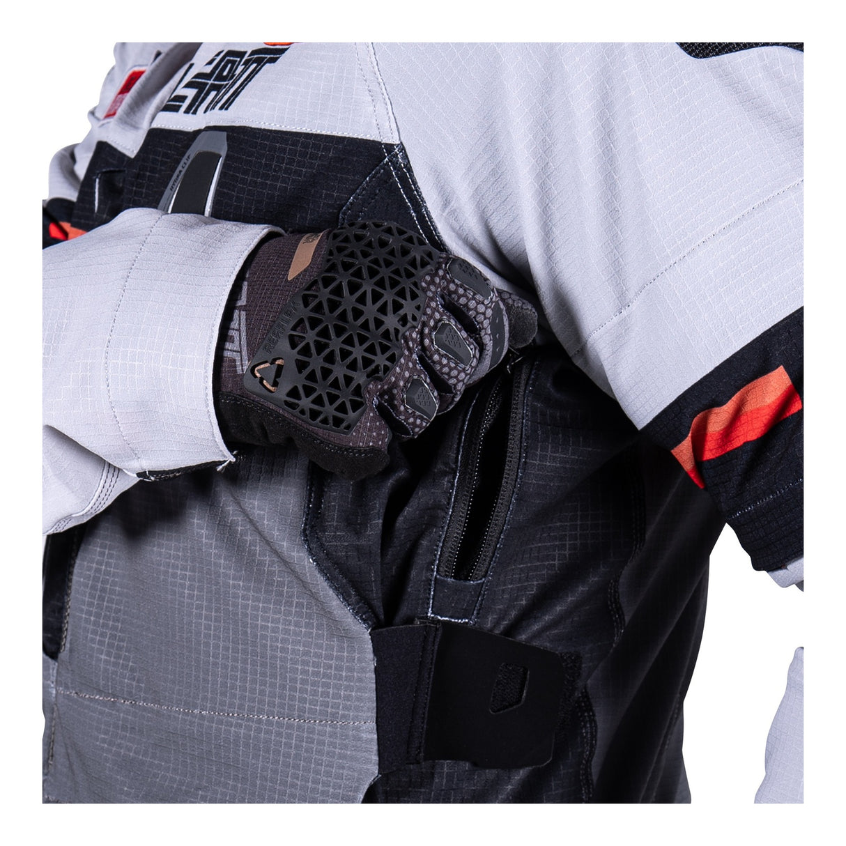 Leatt 5.5 ADV Rally Grey Textile Jacket