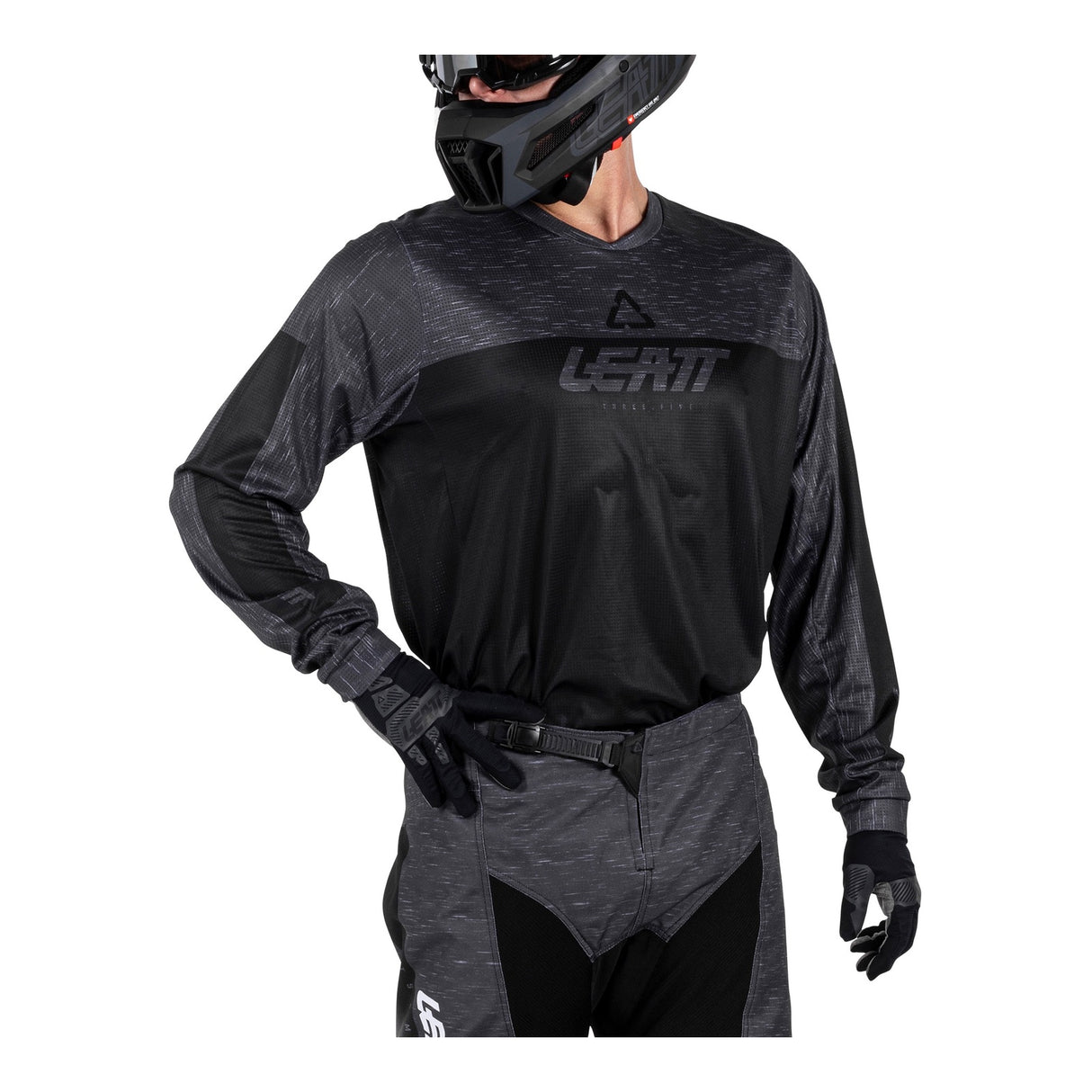 Leatt 2026 3.5 Stealth Black/Grey Jersey & Pants Ride Kit