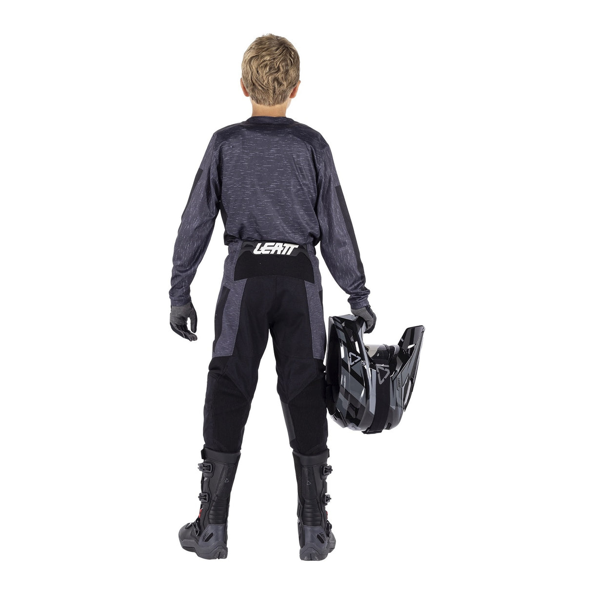 Leatt 2026 3.5 Stealth Black/Grey Junior Jersey & Pants Ride Kit