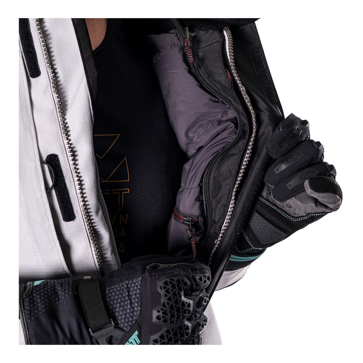 Leatt 5.5 ADV DriTour Steel Grey Women Textile Jacket