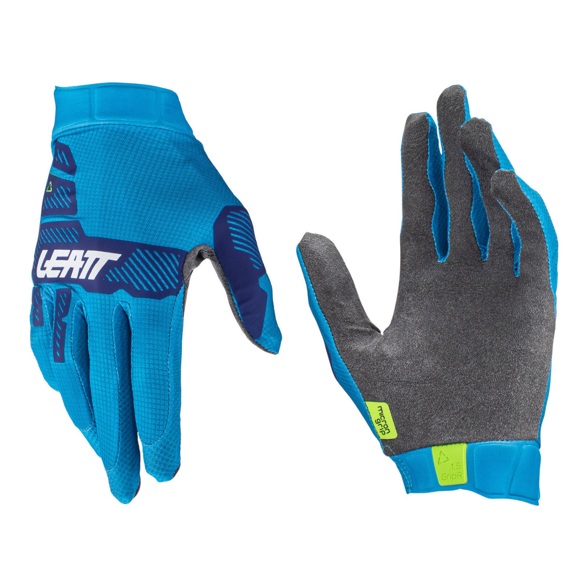 Leatt 2024 Moto 1.5 GripR Cyan Gloves