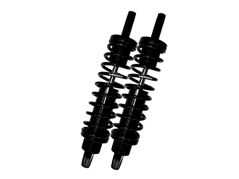 Legend LEG-1310-0936 REVO Series 12" Rear Shock Absorbers Black for Touring 99-Up