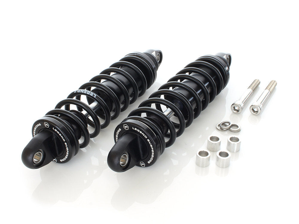 Legend LEG-1310-0943 REVO Series 13" Rear Shock Absorbers Black for Dyna 06-17