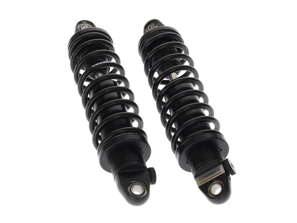 Legend LEG-1310-0946 REVO-A Series 12" Adjustable Rear Shock Absorbers Black for Dyna 91-17