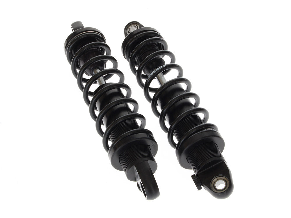 Legend LEG-1310-0949 REVO-A Series 13" Adjustable Heavy Duty Spring Rate Rear Shock Absorbers Black for Dyna 06-17