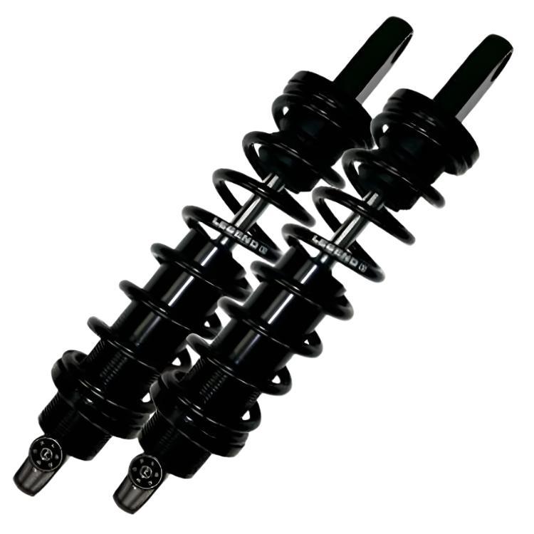 Legend LEG-1310-0954 REVO-A Series 12" Rear Shock Absorbers Black for V-Rod 07-17