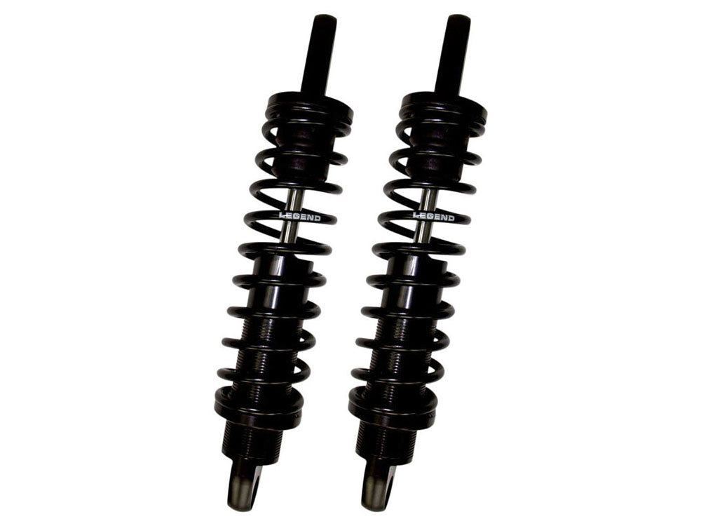 Legend LEG-1310-1120 REVO-A Series 14" Adjustable Rear Shock Absorbers Black for Sportster 04-21