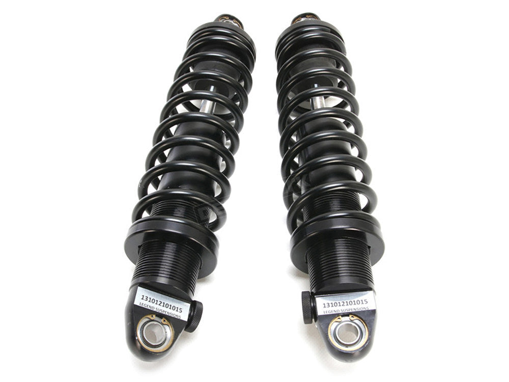 Legend LEG-1310-1210 REVO-A Series 13" Adjustable Rear Shock Absorbers Black for FLH Trike 09-Up