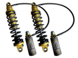 Legend LEG-1310-1910 REVO ARC Remote Reservoir Suspension 13" Adjustable Rear Shock Absorbers Gold for Touring 14-Up