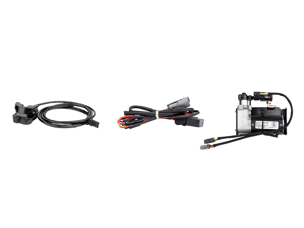 Legend LEG-1311-0189 Air Series Adjustable Rear Air Shock Absorbers Black for Harley-Davidson FLH Trike 17-Up