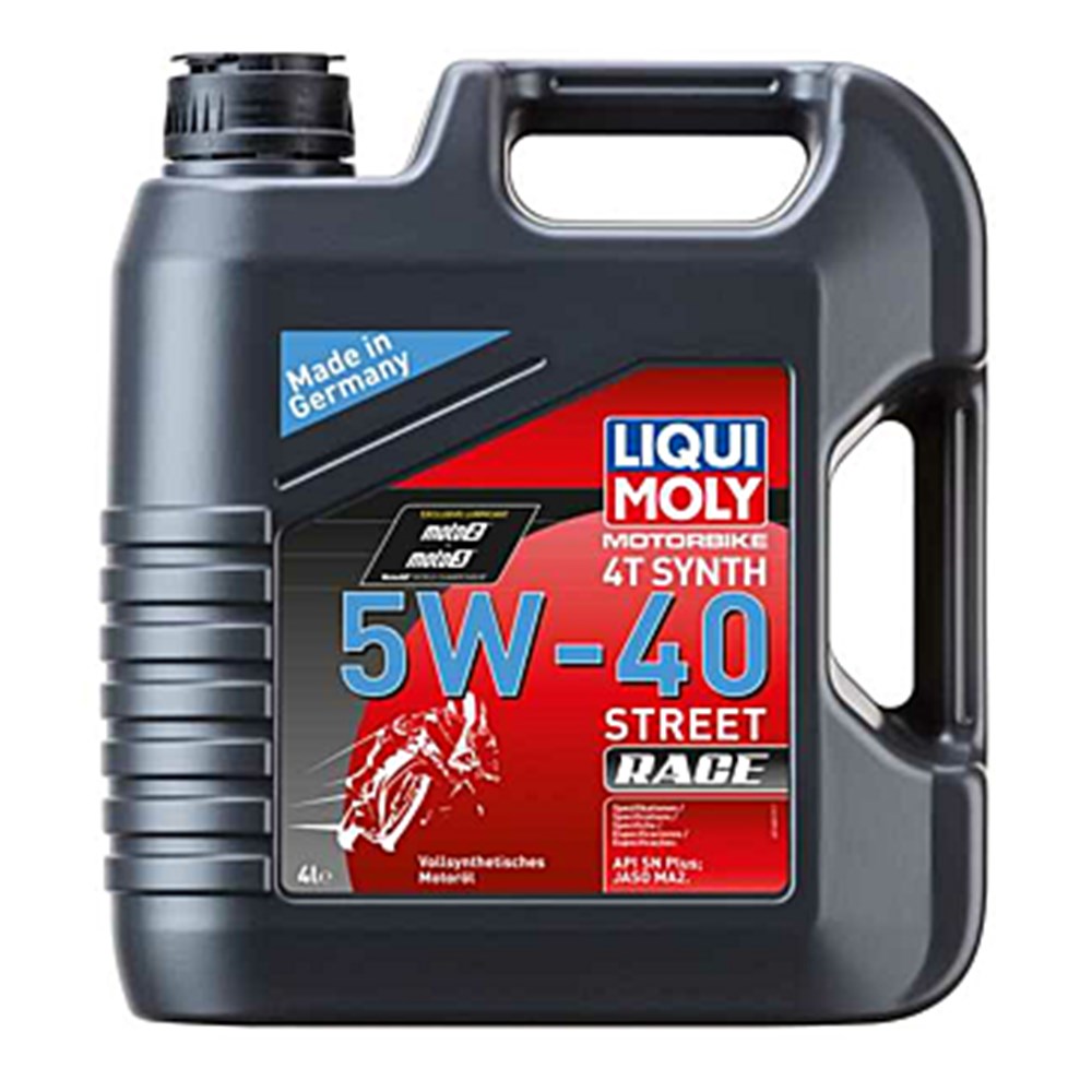 Liqui Moly 4T Full Synthetic 5W-40 Street Race Engine Oil 4L