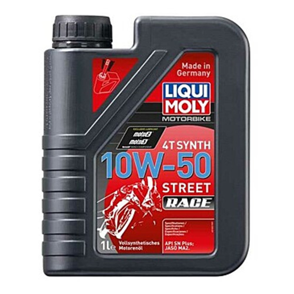 Liqui Moly 4T Full Synthetic 10W-50 Street Race Engine Oil 1L